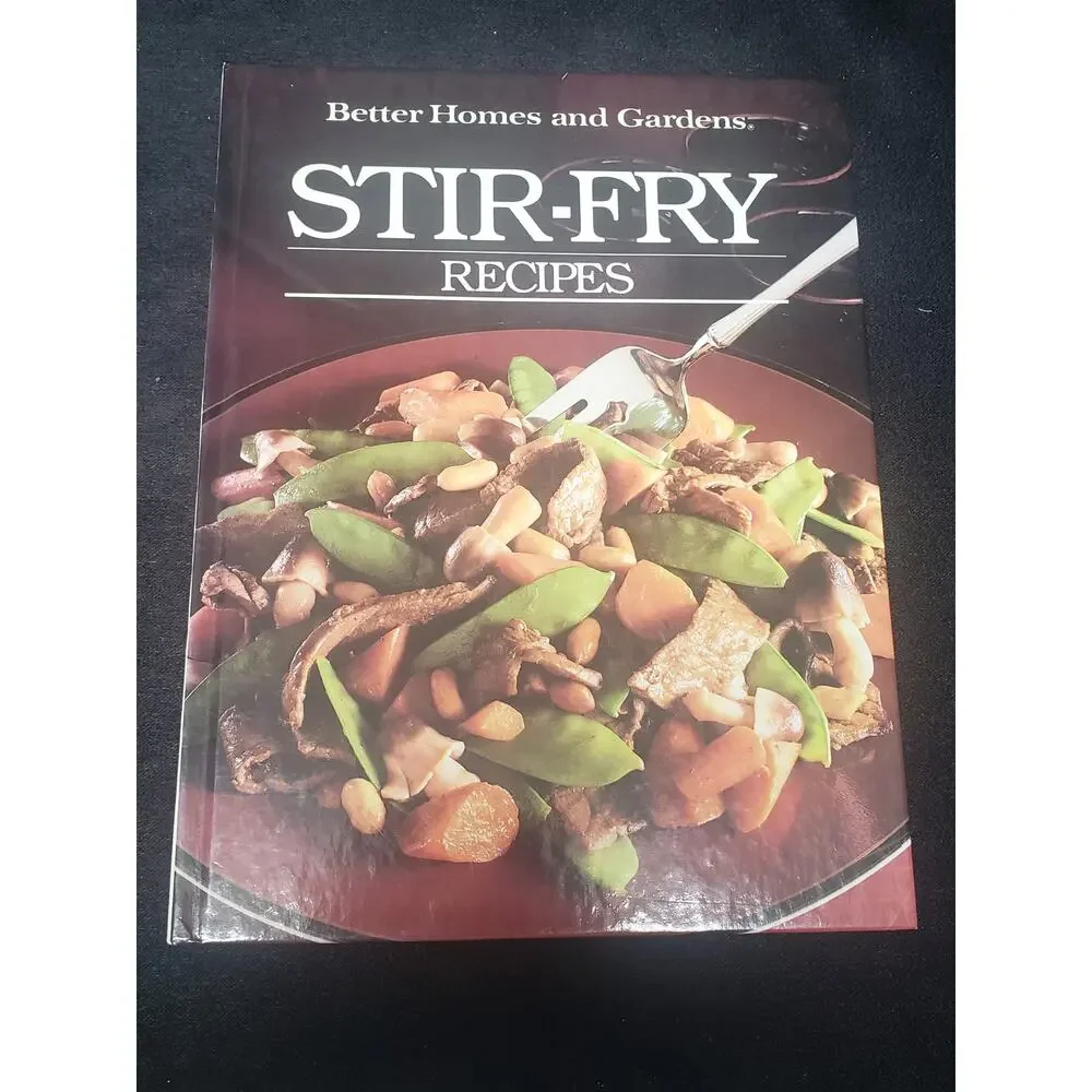 Vintage Better Home & Gardens Stir-Fry First Edition Recipes Hardback Cookbook